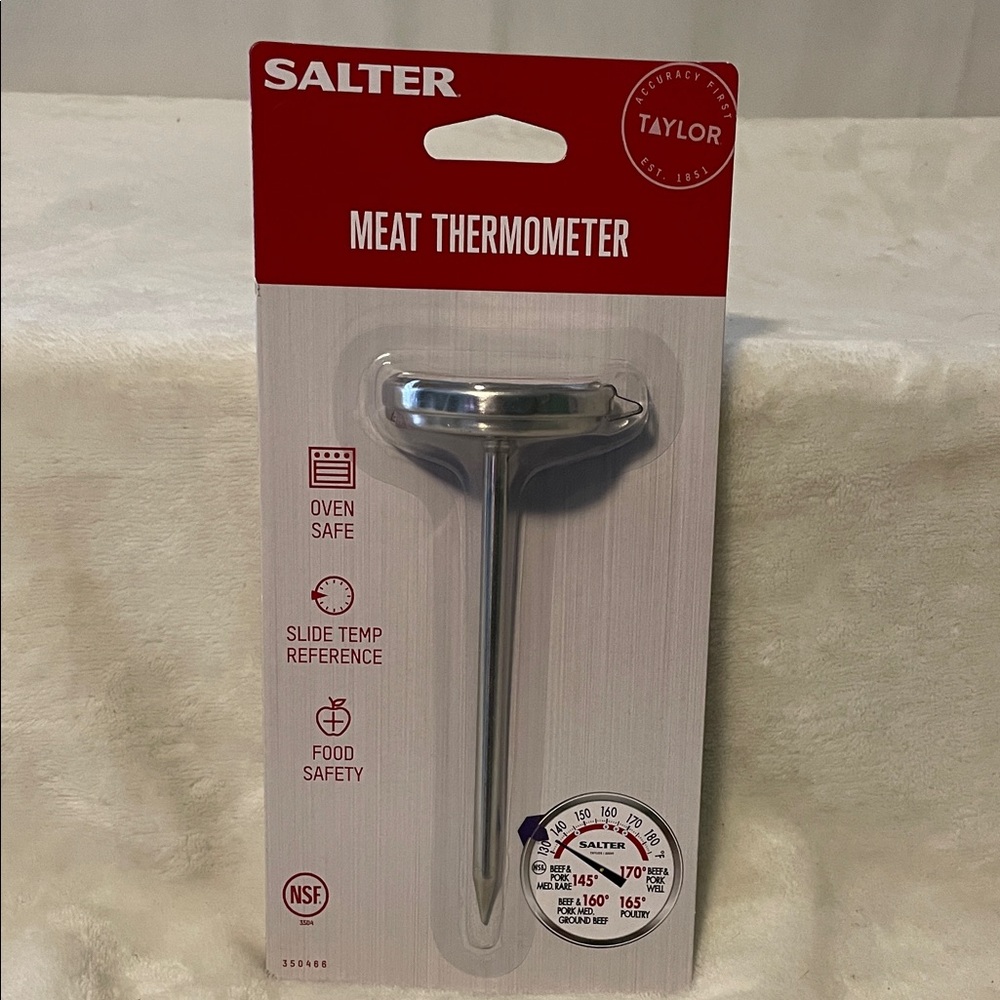 Silver Meat Thermometer